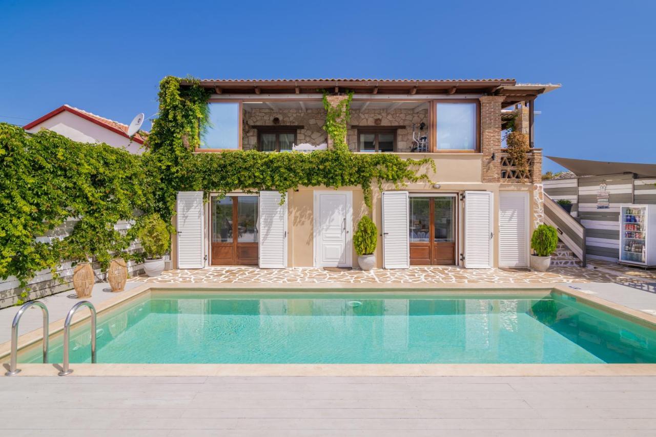 Villa Tramonto With Private Heated Pool, By Zantewize Volímai Exterior foto