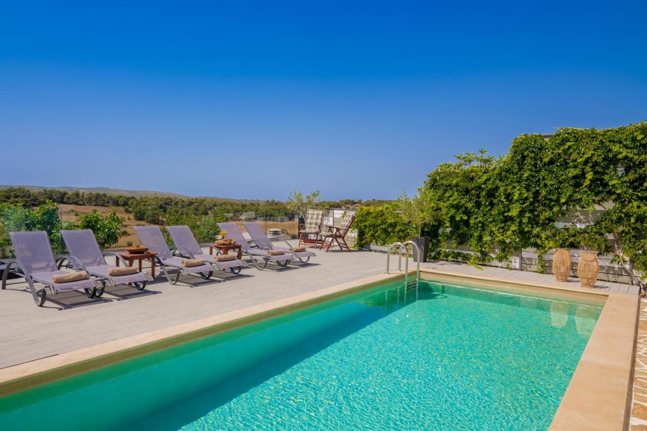 Villa Tramonto With Private Heated Pool, By Zantewize Volímai Exterior foto