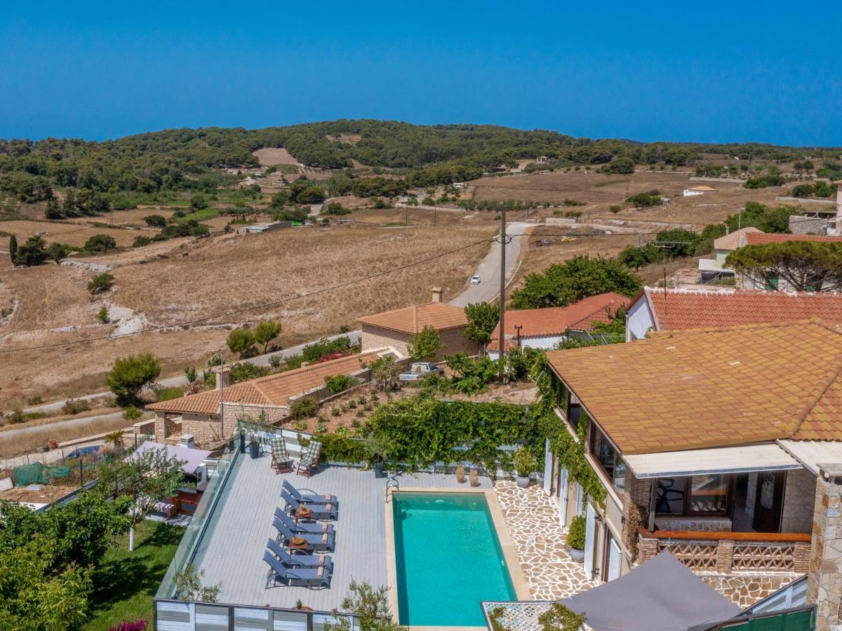Villa Tramonto With Private Heated Pool, By Zantewize Volímai Exterior foto