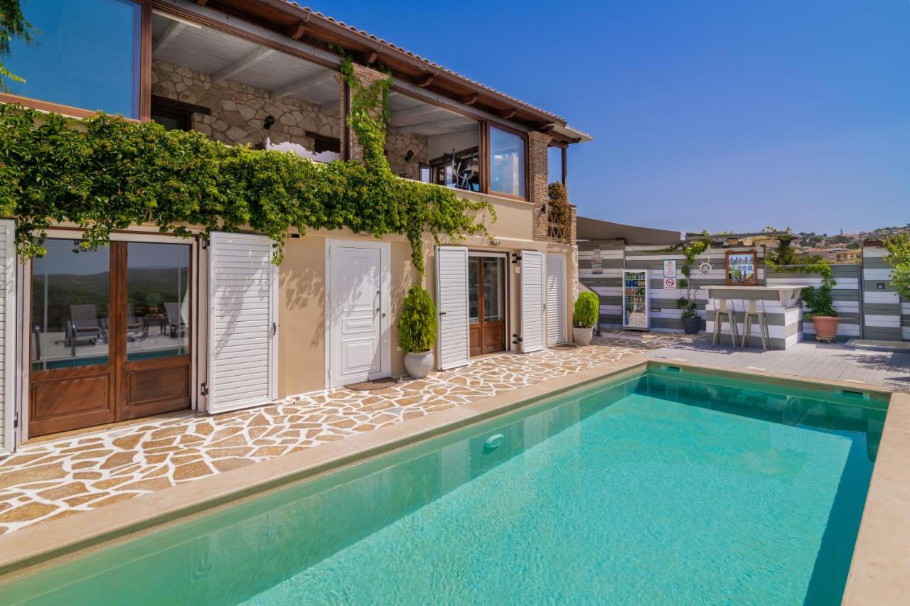 Villa Tramonto With Private Heated Pool, By Zantewize Volímai Exterior foto